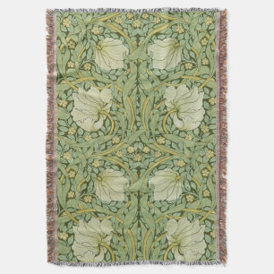 Manta William Morris Pimpernel Floral Blue Wallpaper
