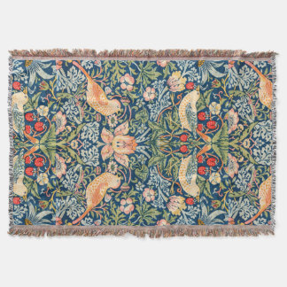 Manta William Morris Strawberry Thief Throw