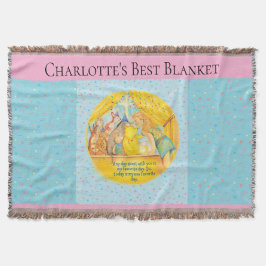 Manta Winnie The Pooh Throw - Gift for Girl