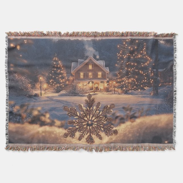 Manta Winter Wonderland Throw Blanket (Anverso)