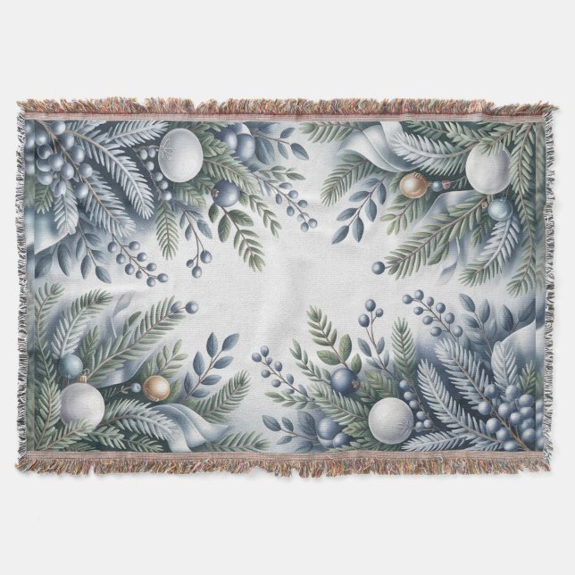 Manta Winter Wreath Christmas (Anverso)