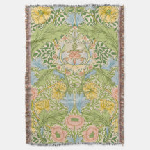 Wm Morris Myrtle Floral Arte Nouveau Pastel