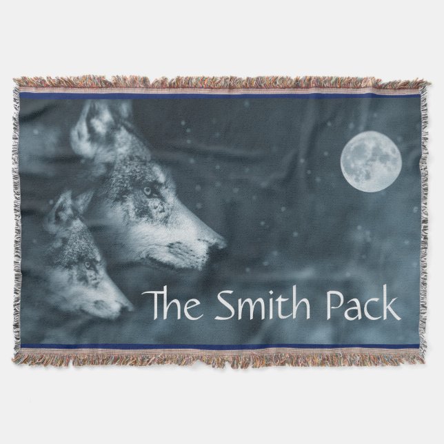 Manta Wolf Spirit Personalizado (Anverso)