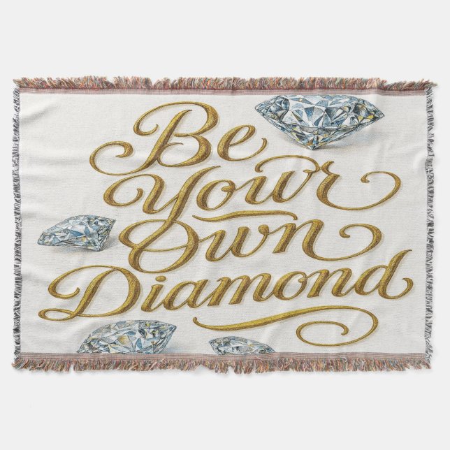 Manta Women's Motivational Quote Blanket (Anverso)