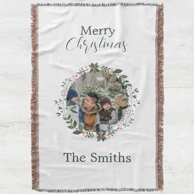 Manta Wreath, Navidades de fotografía familiares persona (Subido por el creador)