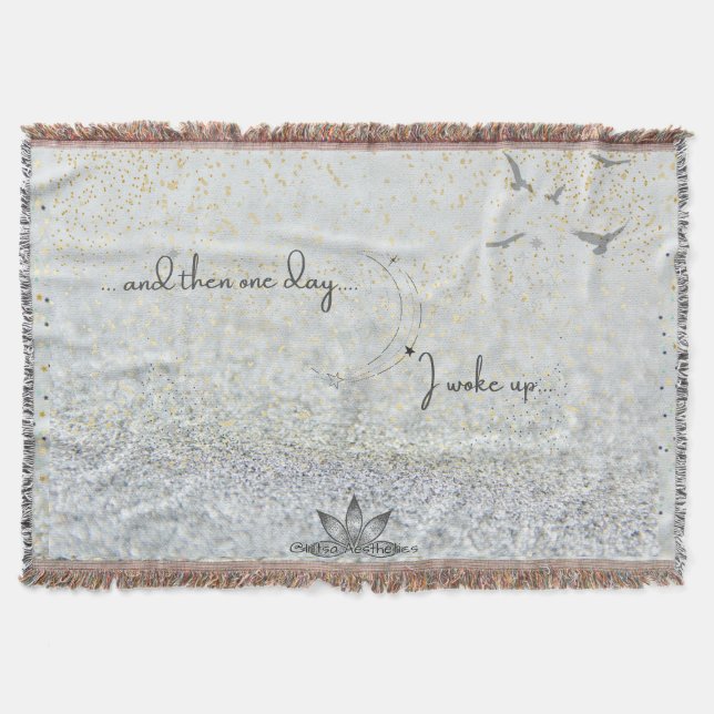 Manta ...y un día Throw Blanket (Anverso)