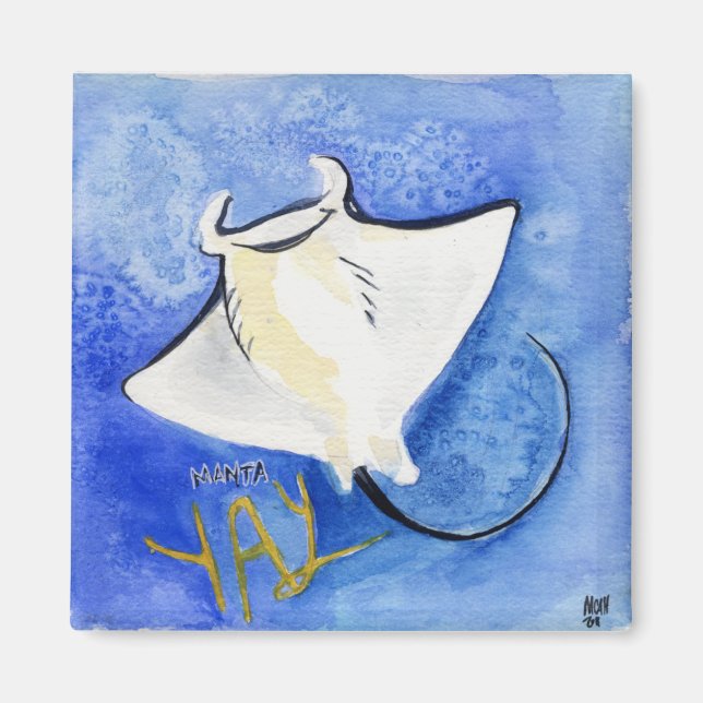 ¡Manta Yay! Imán (Frente)