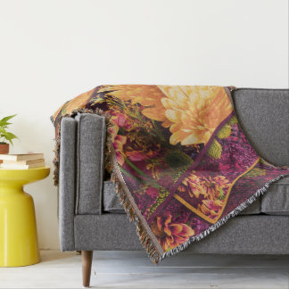 Manta Yellow Purple Fall Flowers Thanksgiving