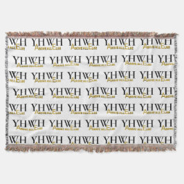 Manta YHWH YAHWEH Personalizado Sobre Todas las Cosas Cr