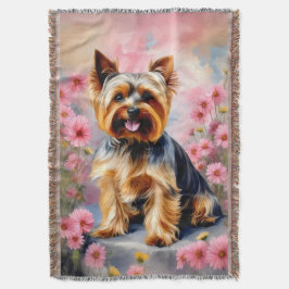 Manta Yorkie Dog Flower