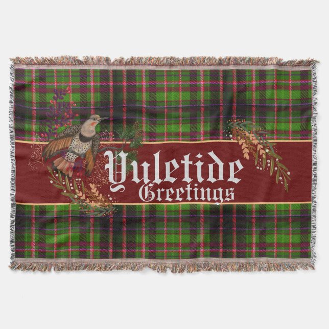 Manta Yuletide Greetings Northern Flicker (Anverso)