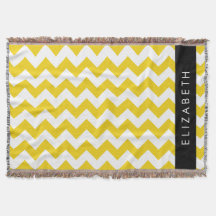 Zigzag Amarillo, Chevron Amarillo, Tu Nombre