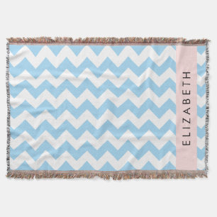 Manta Zigzag Azul, Chevron Azul, Patrón De Ondas, Su Nom
