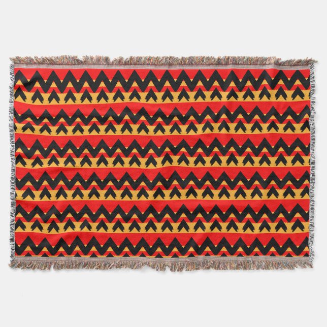Manta Zigzag de moda (Anverso)
