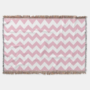 Manta Zigzag rosa, Chevron rosado, patrón geométrico