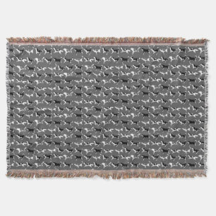 Mantas combinadas fornidas del tiro del perro del