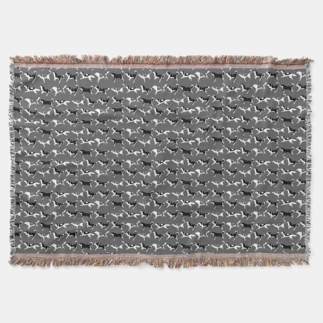 Mantas combinadas fornidas del tiro del perro del (Anverso)