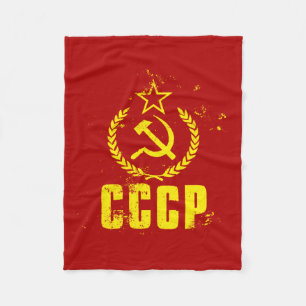 Mantas comunistas usadas de la bandera de CCCP
