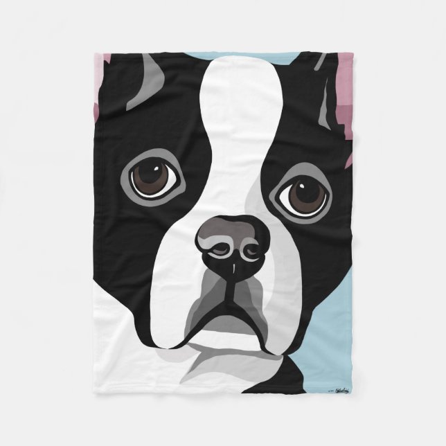 Mantas de Boston Terrier (Anverso)