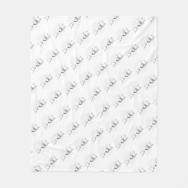 Mantas de cubo de oso polar para madre y oso (Anverso)