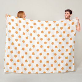 Mantas de felpa con estampado de naranjas lindas