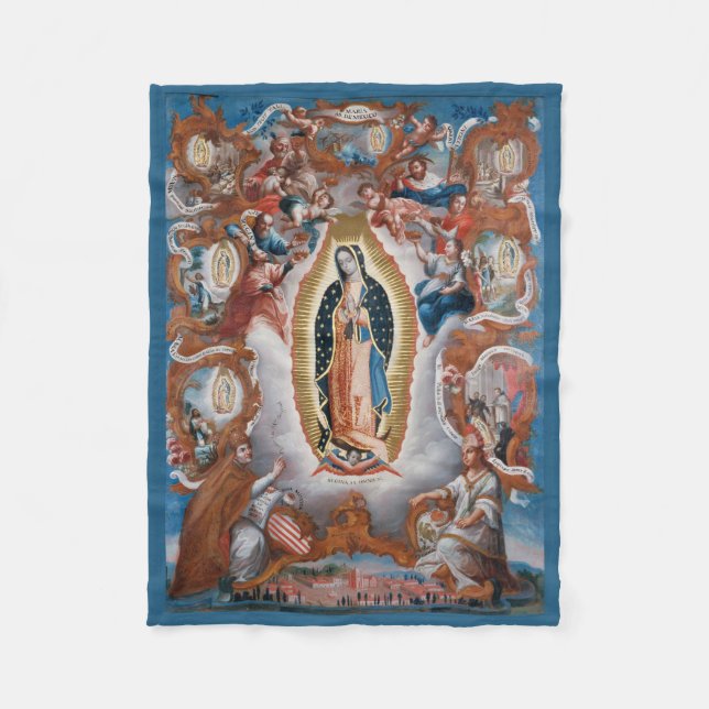 Mantas de hucha de la Virgen de Guadalupe (Anverso)