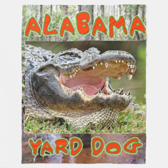 Mantas de la Fleece DOG YARD ALABAMA (Anverso)