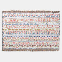 Mantas de lanzamiento de patrón azteca