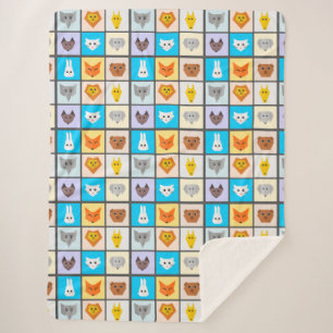 Mantas de patrón animal personalizado