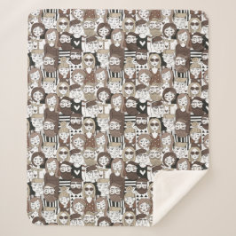 Mantas de patrón de hipster