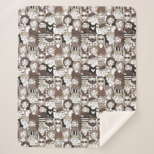 Mantas de patrón de hipster