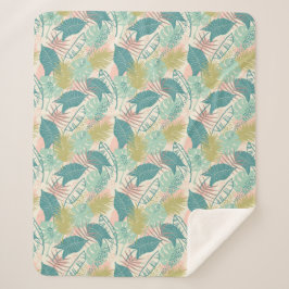 Mantas de patrón de hoja