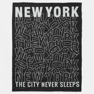 Mantas de pulga de la tipografía de Nueva York