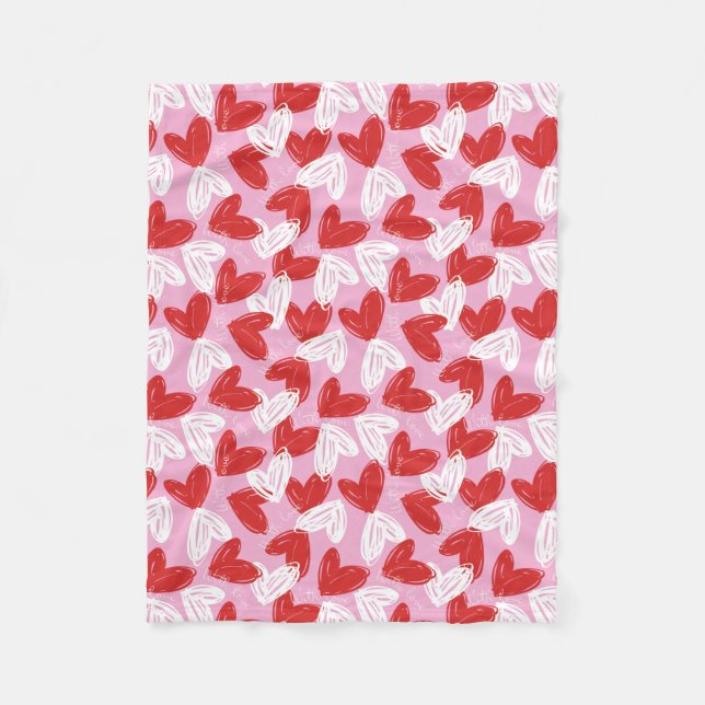 Mantas de pulpa de Doodles del Corazón (Anverso)