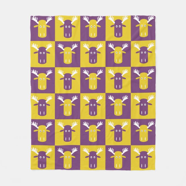 Mantas de pulsera de Moose Head Pop Art (Anverso)