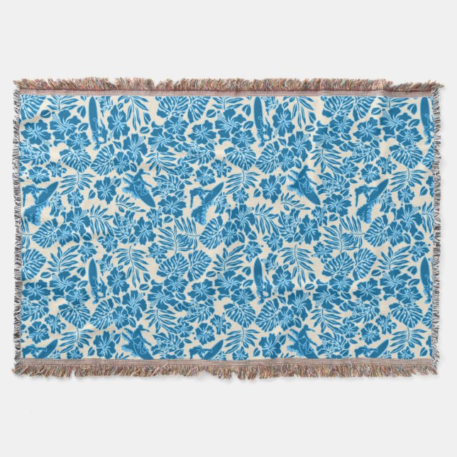 Mantas hawaianas del tiro del hibisco de Pareau de (Anverso)