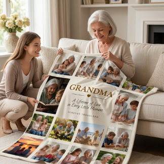 Mantas Personalizadas con Fotos para Abuela