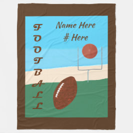 Mantas personalizadas de nombres de escenas de fút