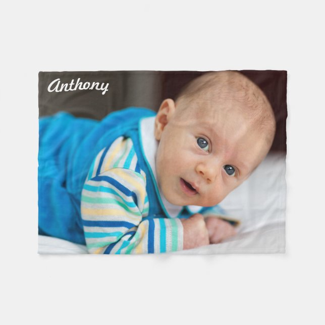 Mantas personalizadas de papel fotográfico con tu  (Frente (Horizontal))