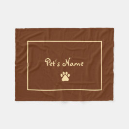 Mantas personalizadas de perros de papel