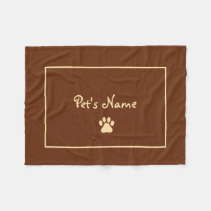 Mantas personalizadas de perros de papel