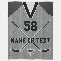 Mantas personalizadas del hockey, cuaesquiera