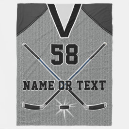 Mantas personalizadas del hockey, cuaesquiera