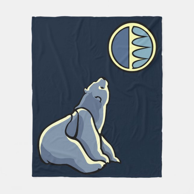 Mantas tribales del oso del arte de la manta del (Anverso)