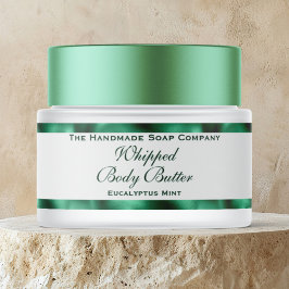 Manteca Corporal Cosméticos Hoja Verde y Tarro Bla