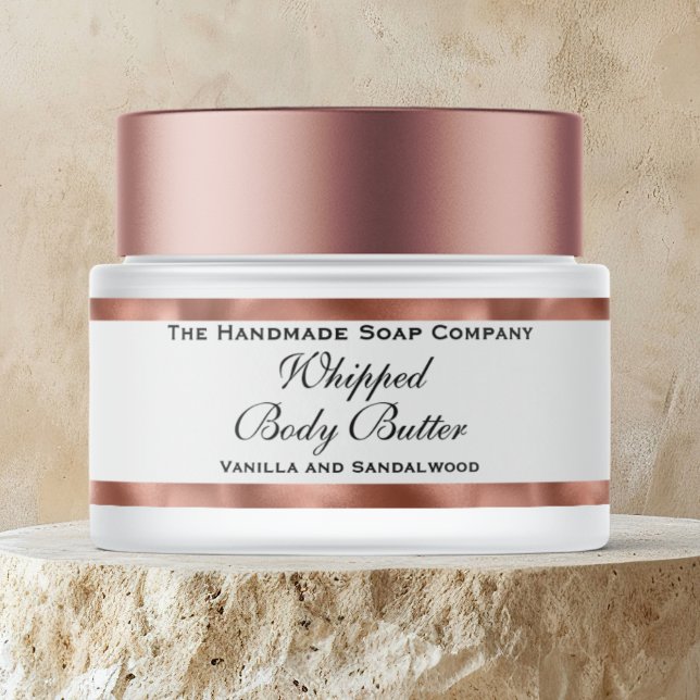 Manteca Corporal Cosméticos Tarro Cobre y Blanco  (Subido por el creador)