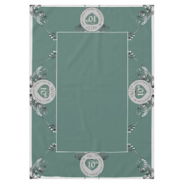 Mantel 10.º tabloto del aniversario de Tin Boda