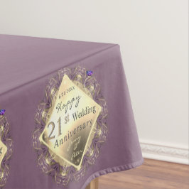 Mantel 21° Aniversario Boda Brass & Iolite
