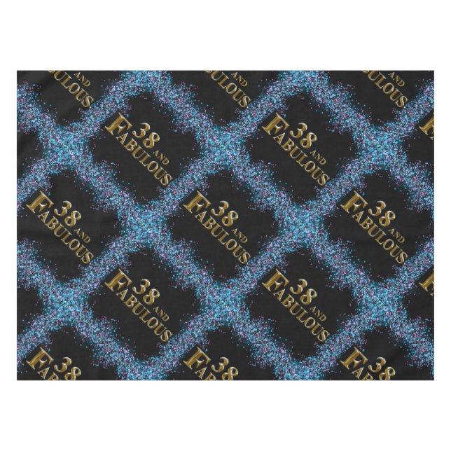 Mantel 38º Cumpleaños (Frente (Horizontal))