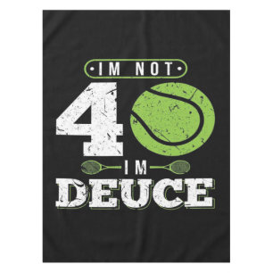 Mantel 40.ª manta de tenis con regalo de cumpleaños